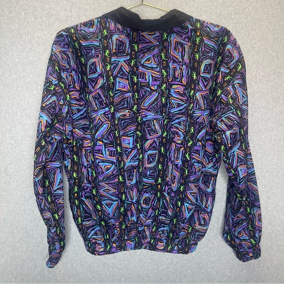 Gecko Hawaii Vintage Retro 80’s 90’s Throwback Windbreaker Rain Jacket Unisex - Picture 5 of 5